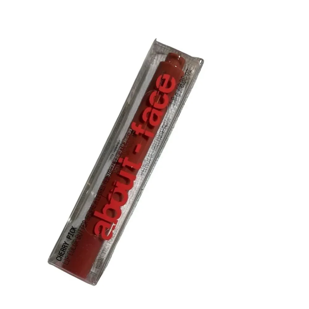 about-face Cherry Pick Lip Color Butter Juicy Squeeze Glossy Balm in GUAVA CRUSH